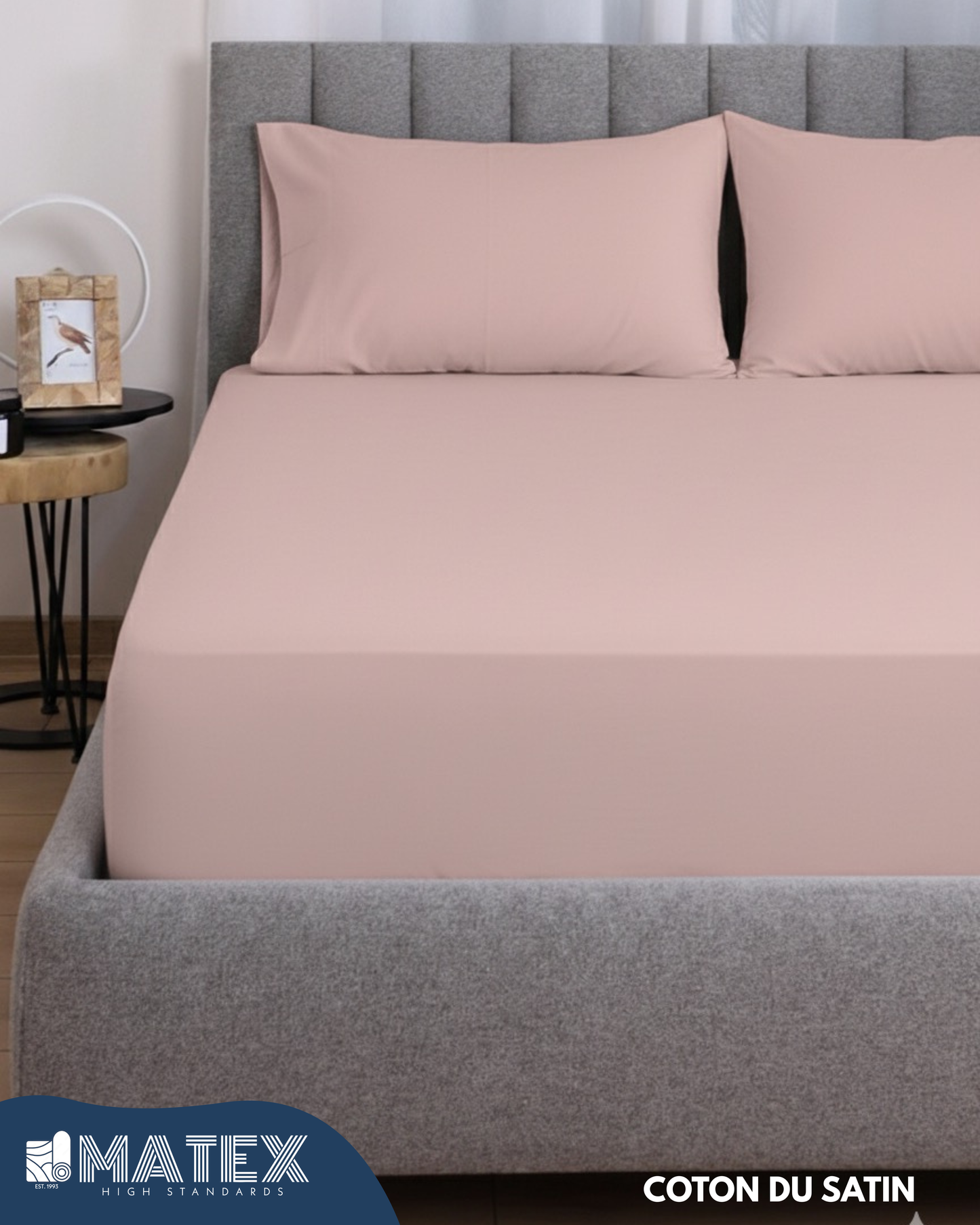 Coton Du Satin Fitted Sheets 220TC