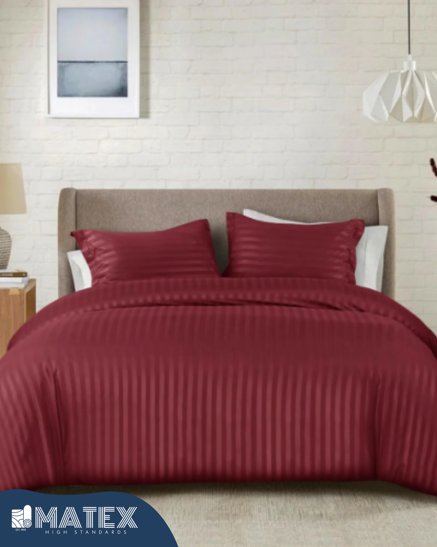 Burgundy Bed Set