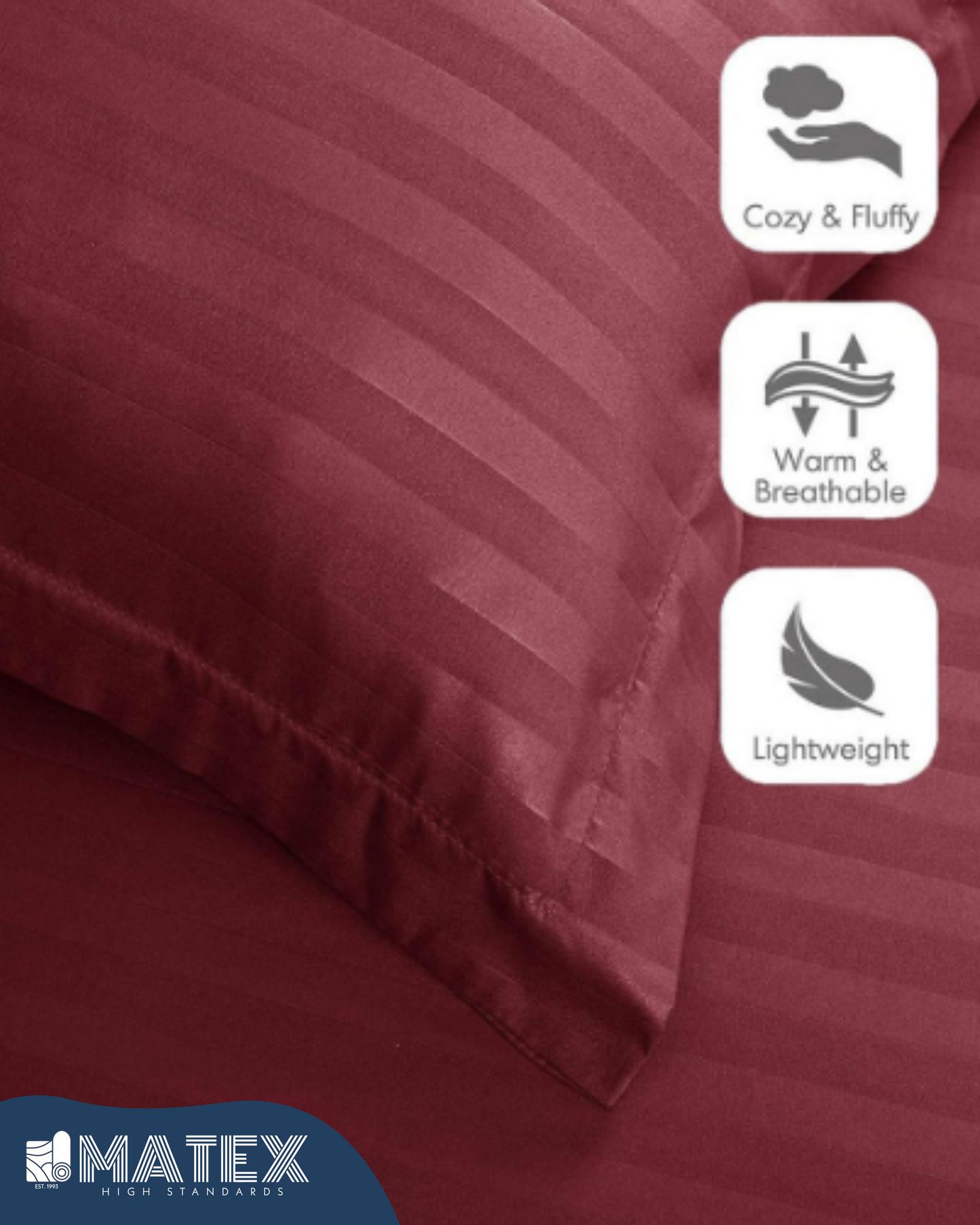 Burgundy Bed Set