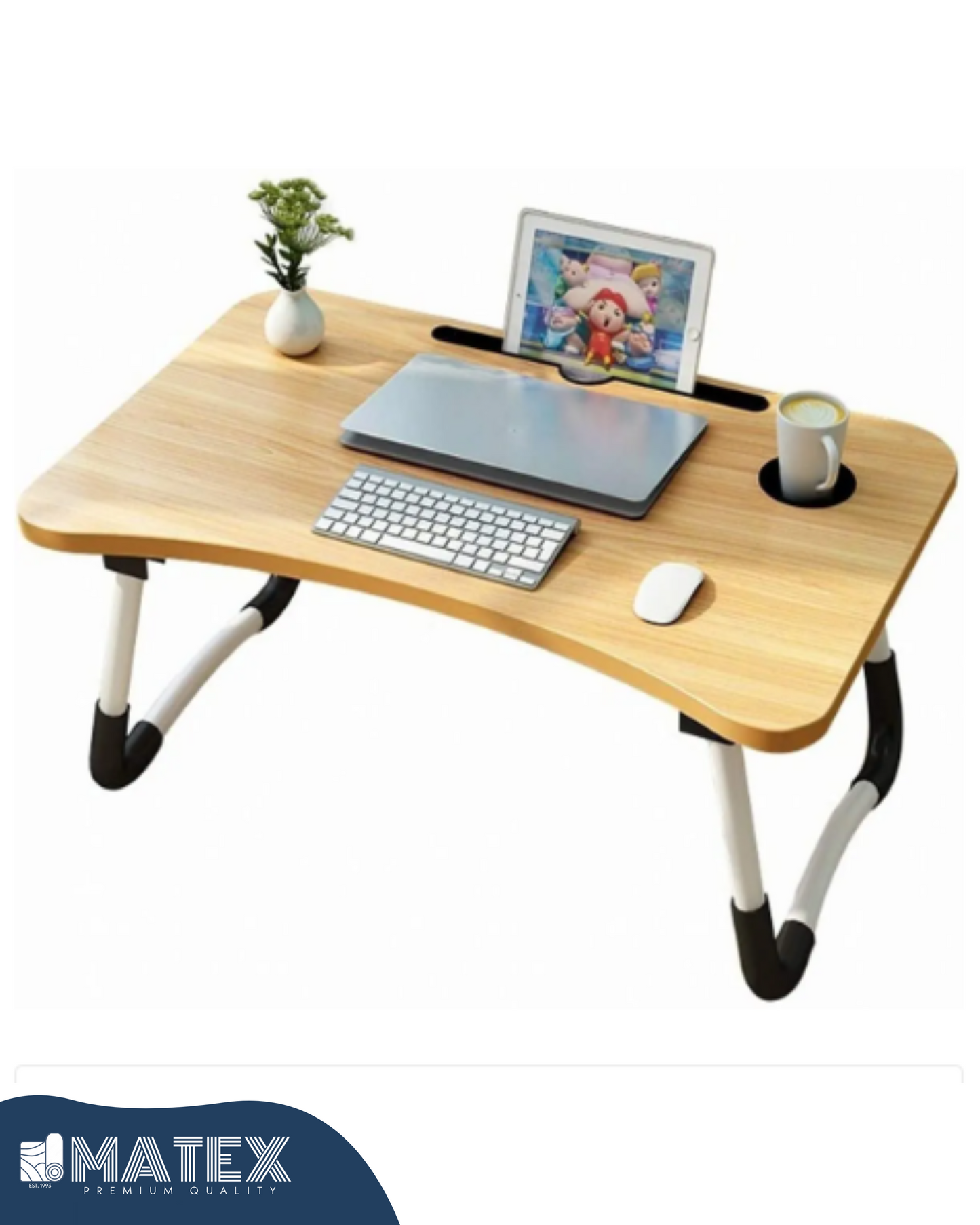 Laptop and Coffee Bed Standing Table