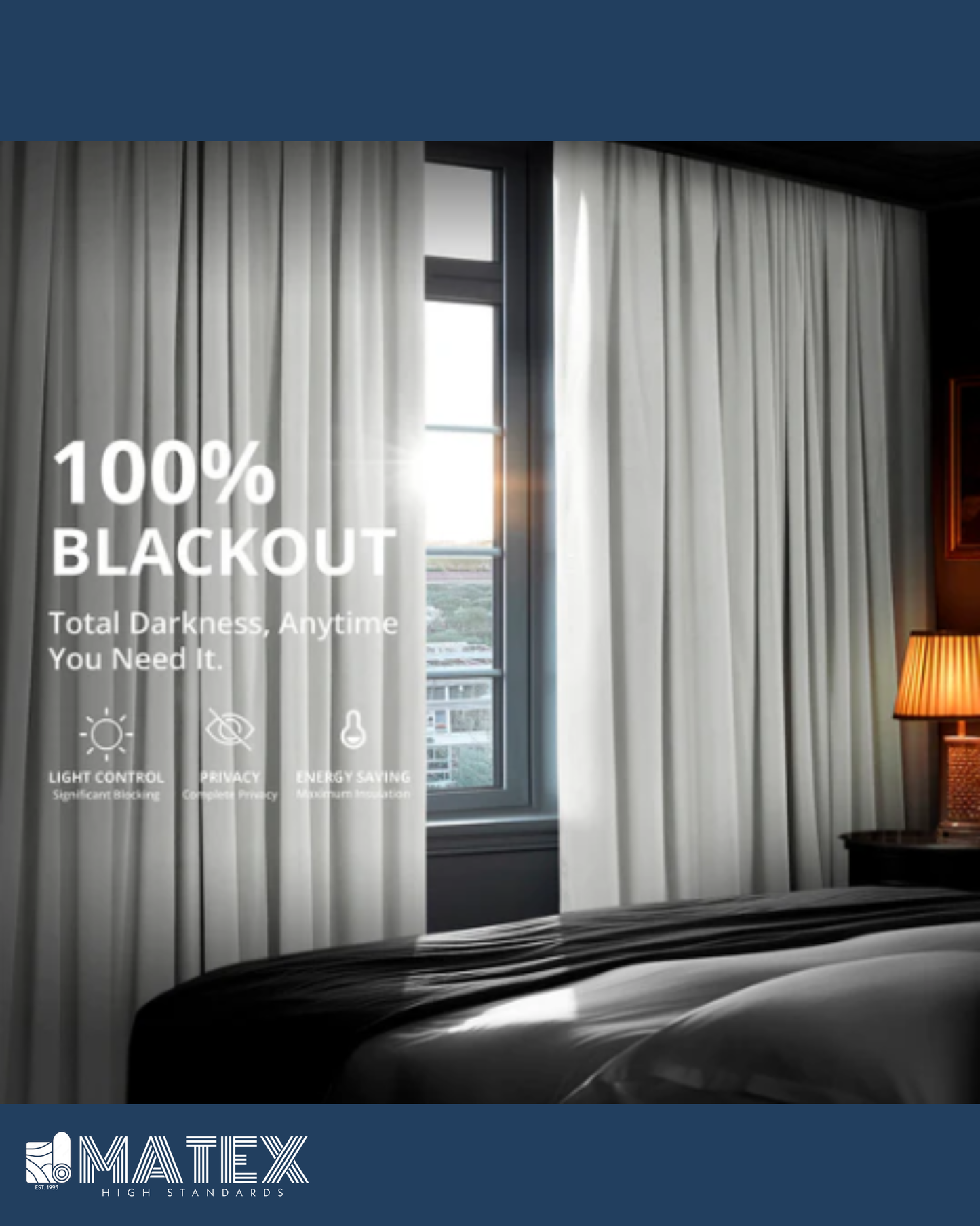 High Density Velvet Blackout Curtain 140cm ×240cm