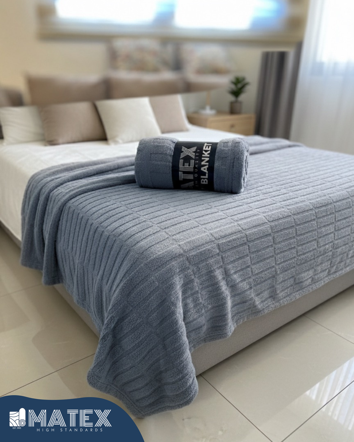 VelourPlush Sofa Blanket