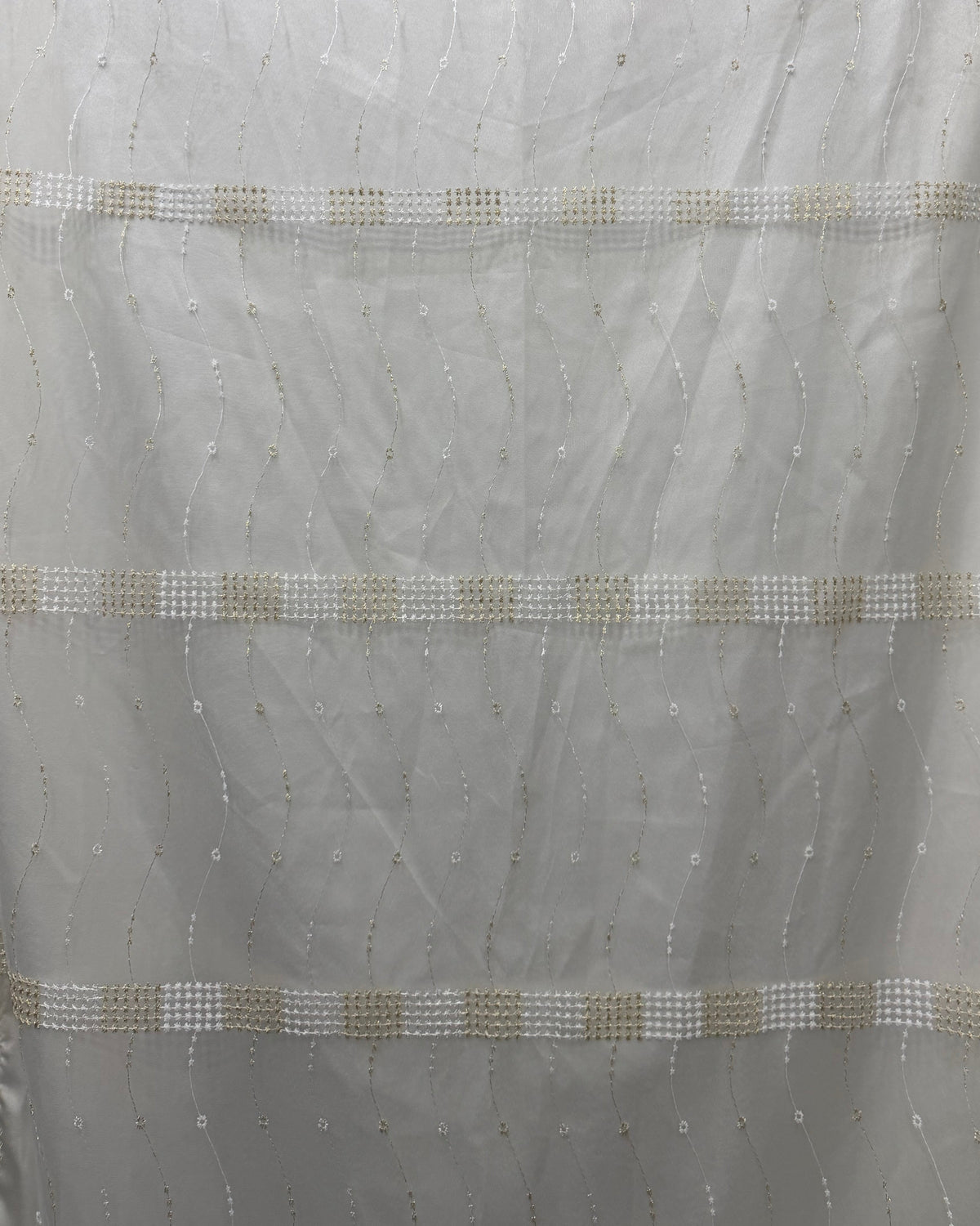 DualLayer – Serena Ivory Embroidered Curtain Sheer 140x240cm