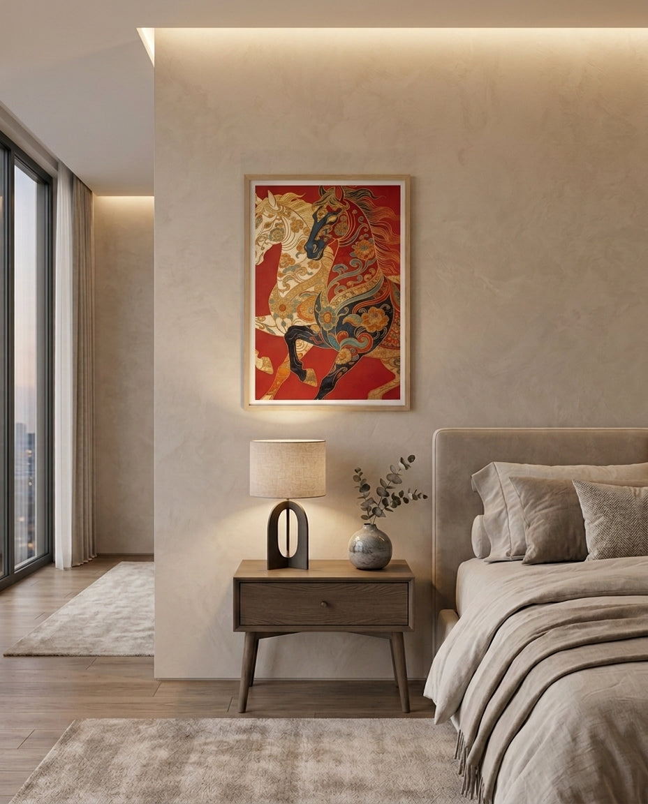 Wood Framed Wall Art – Imperial Equinox