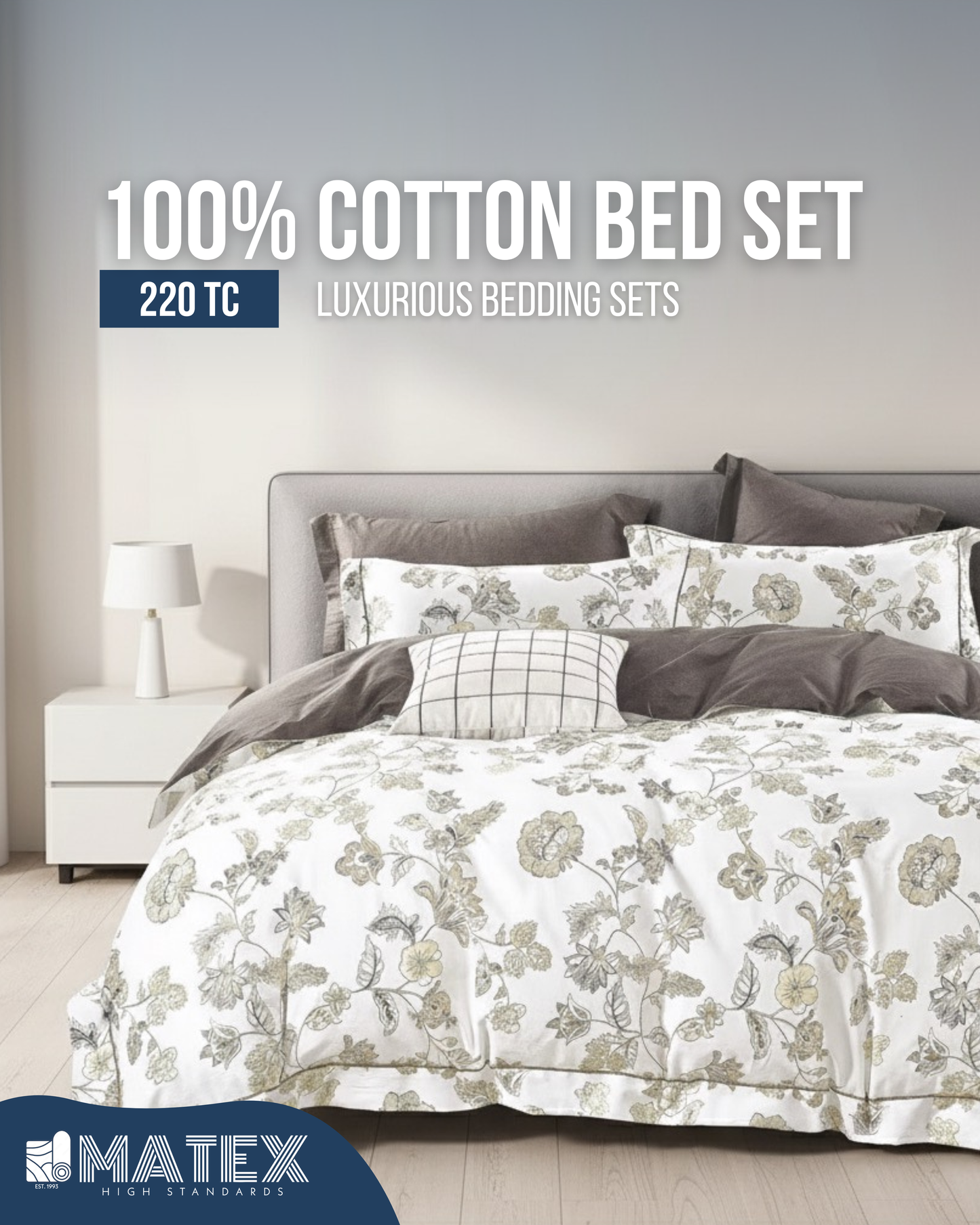 Autumn Garden Bed Set 100% Cotton 220TC