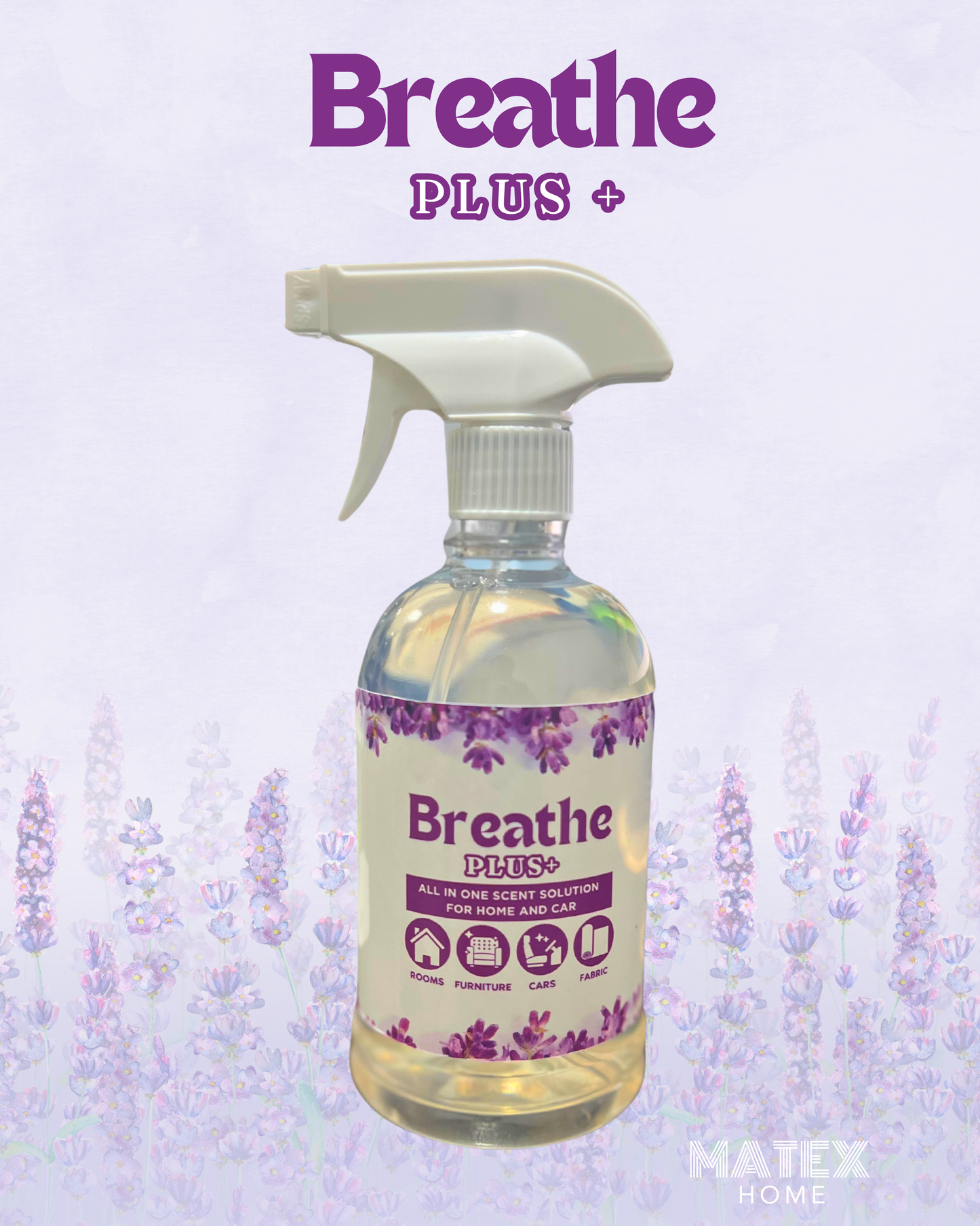 معطر الهواء والأقمشة Breathe Plus+