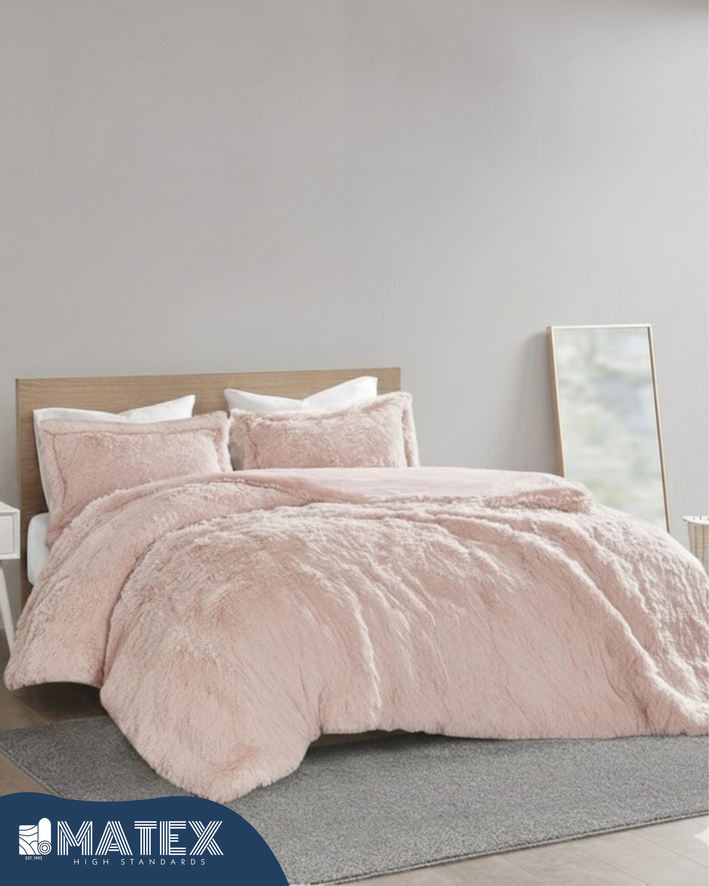 Single Cloud PalePink FluffyLuxe Comforter (2pcs)