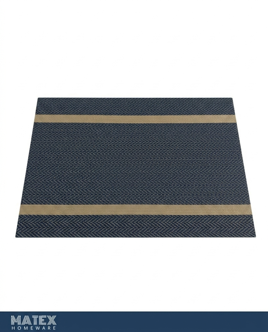 Black Place Mats 10pcs for Table