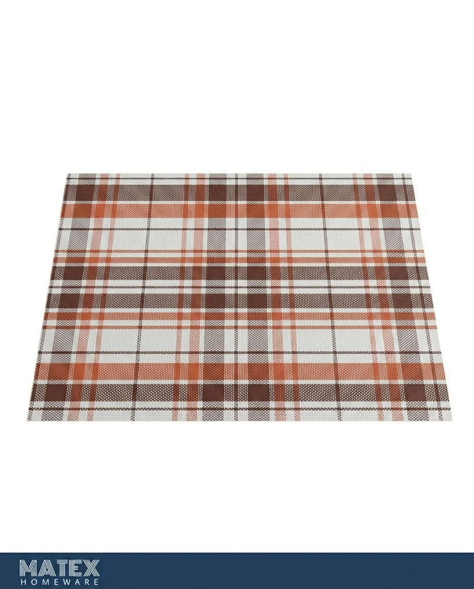 Brick Texture Place Mats 6pcs for Table