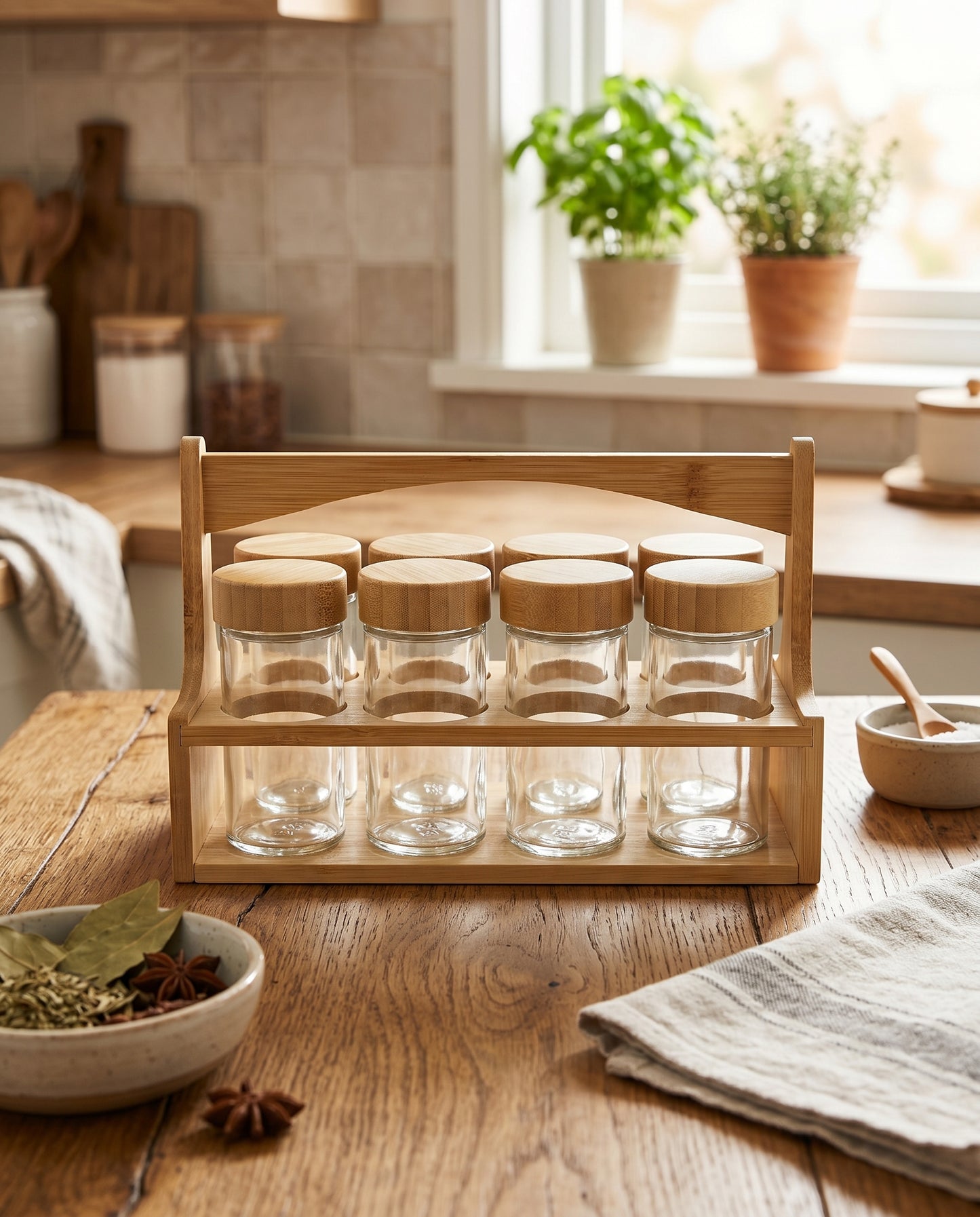 Bamboo Pantry Storage Set