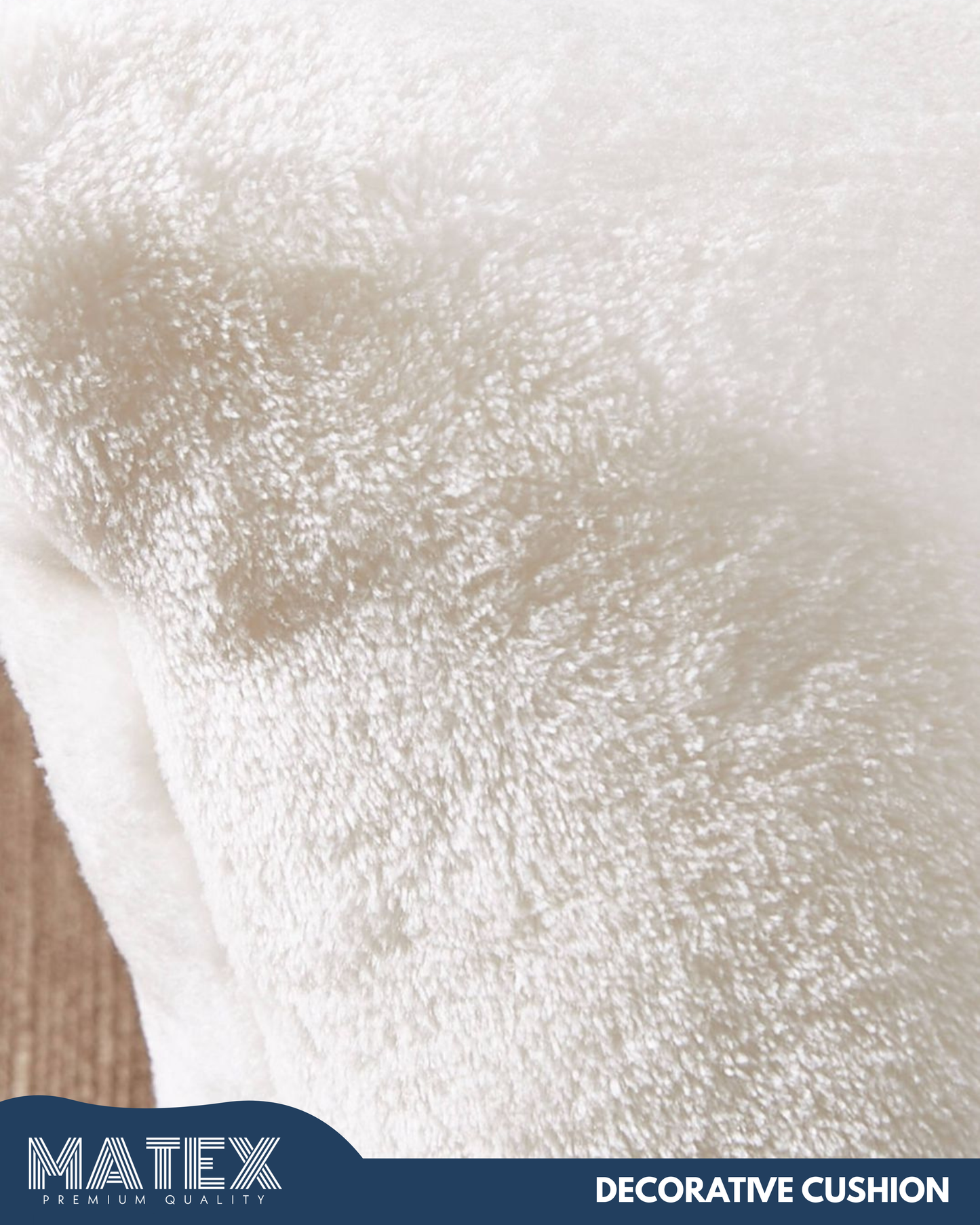 Cozy Warm White Filled Cushion - 45x45 cm