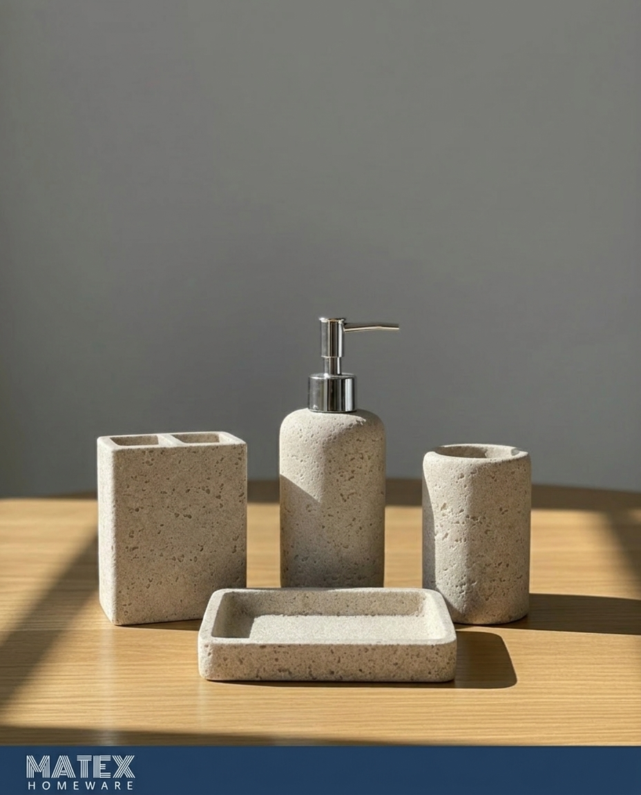 TerraStone Bath Set (4pcs)