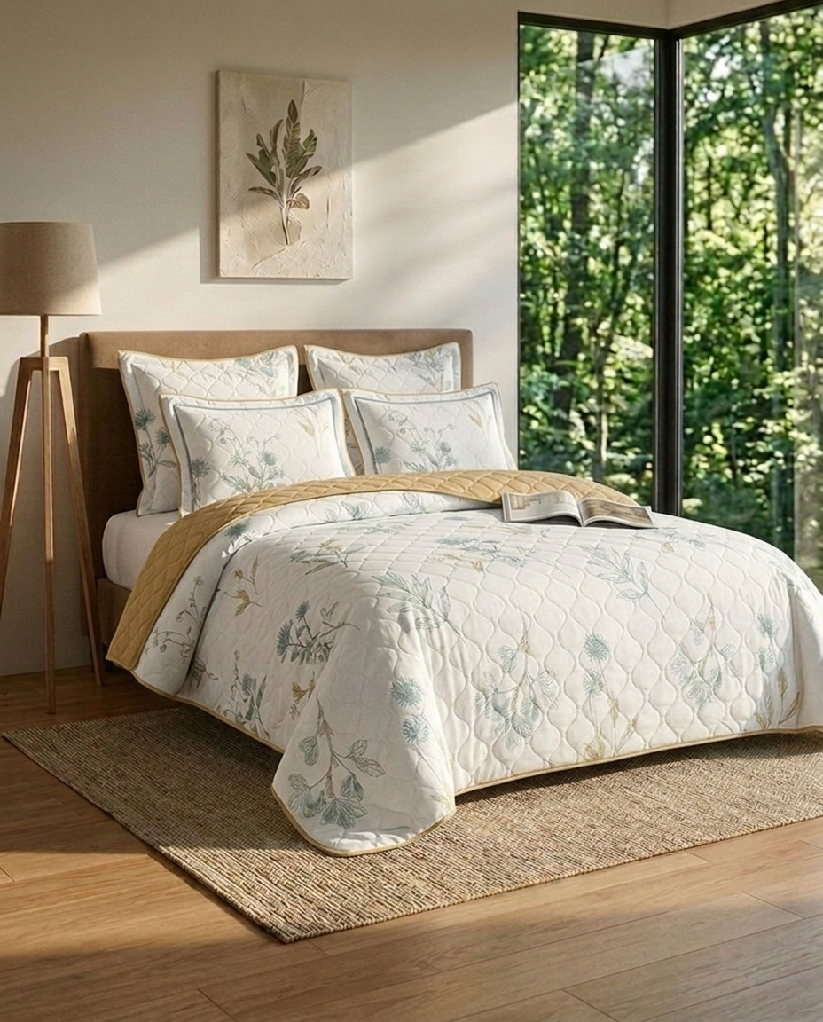 Aurelia Cotton Coverlet