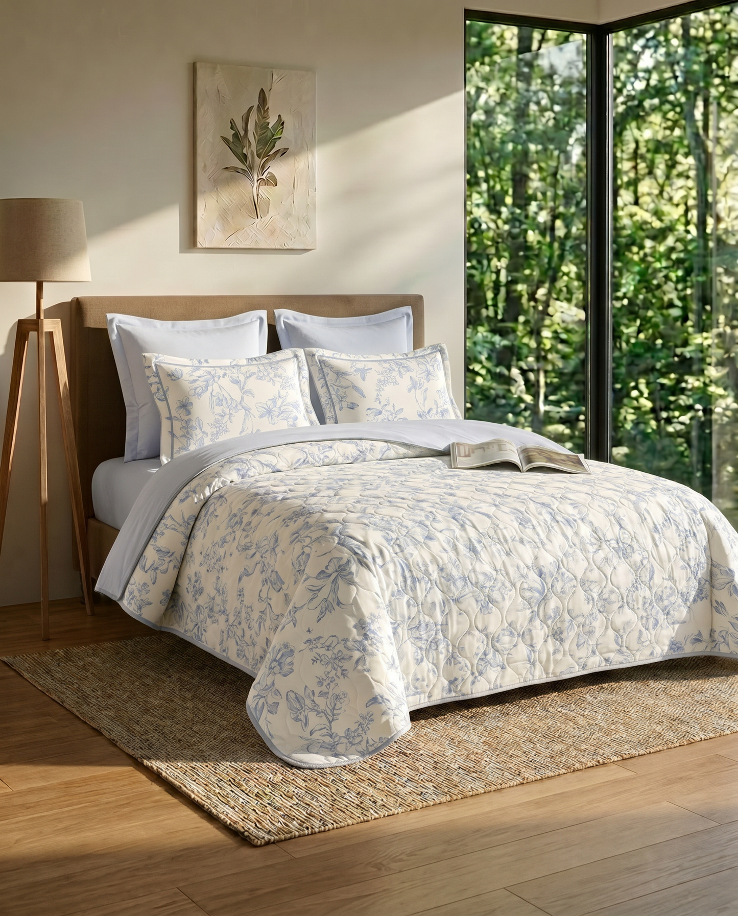 Bleuvelle Cotton Coverlet