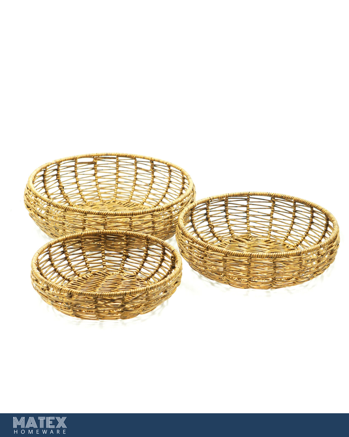 Woven Seagrass circle Basket Set