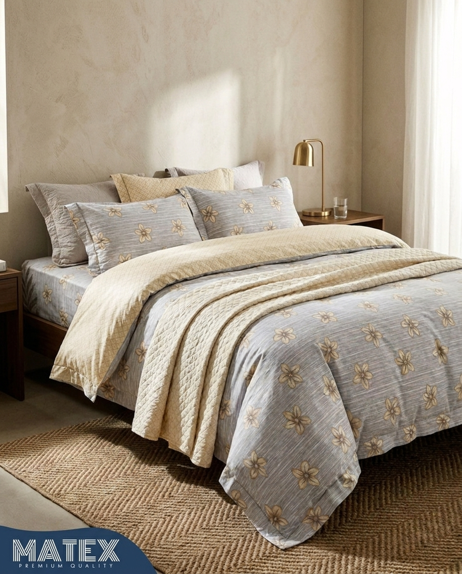 Fleuria Bed Set 100% Cotton 220TC