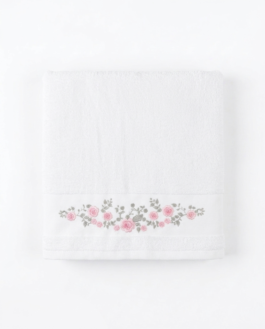 Roselle Embroidered Towels