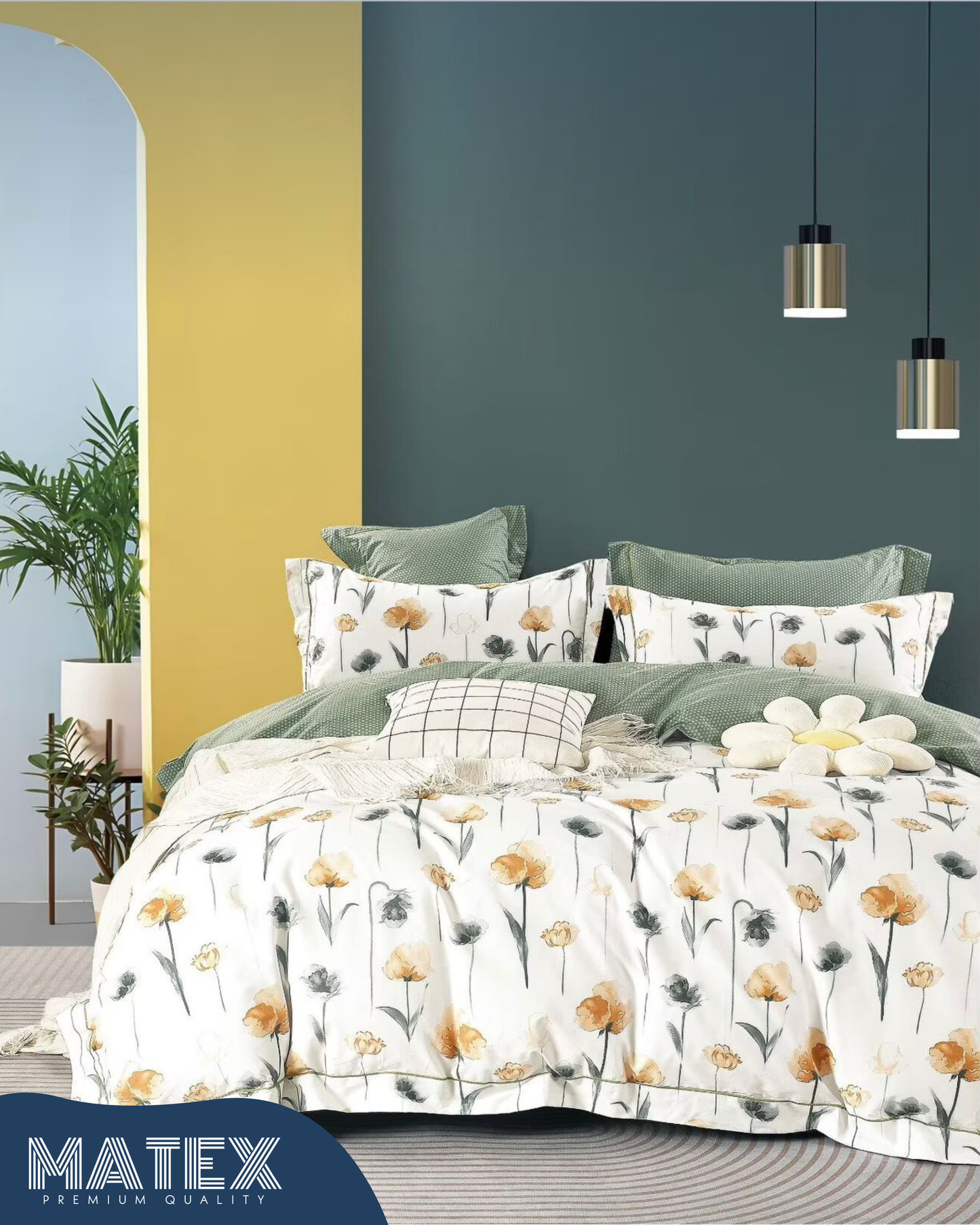 ArtisticFlower Bed Set 100% Cotton 220TC