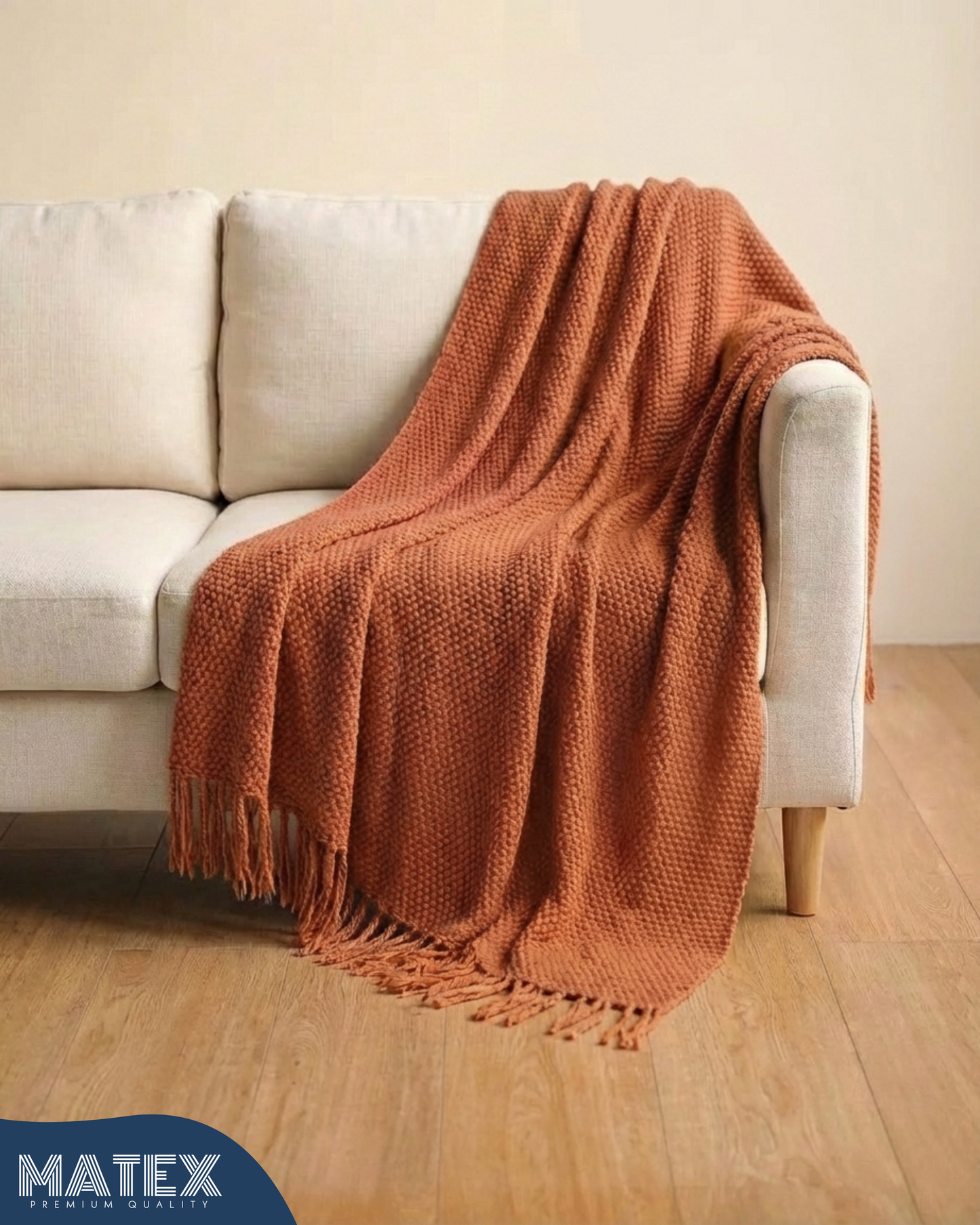 TerraLoom Knitted Throw Blanket