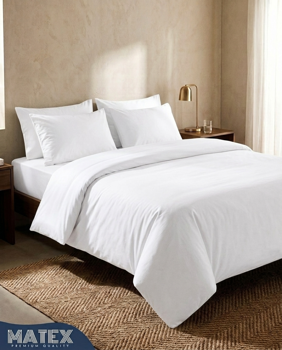 Pure White Essence SoftBlend Bed Set