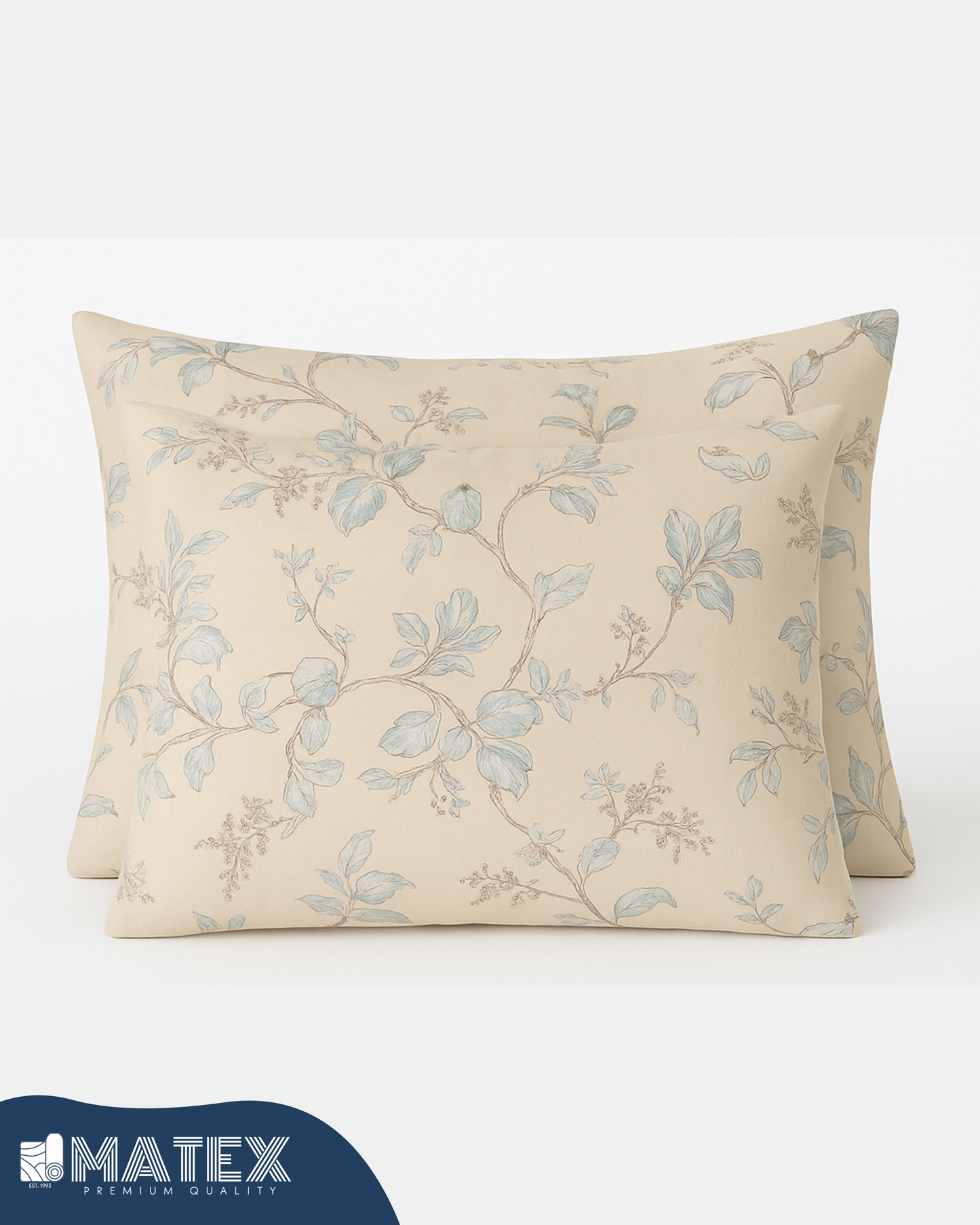 220TC Cotton Pillow Case - Envelope Enclosure - 2 Pack