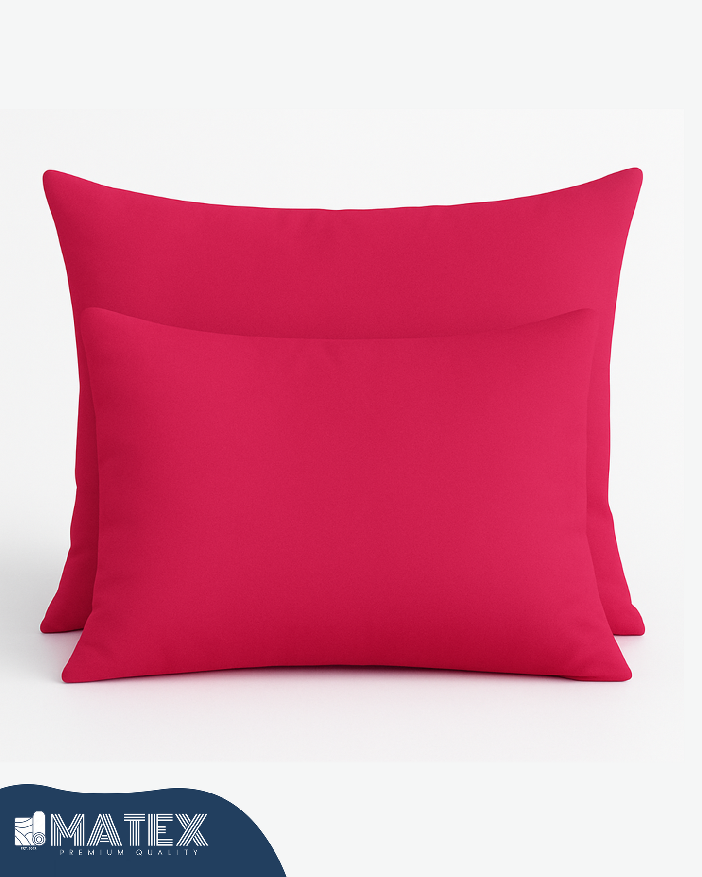 Magenta Cotton Pillow Case - Envelope Enclosure - 2 Pack