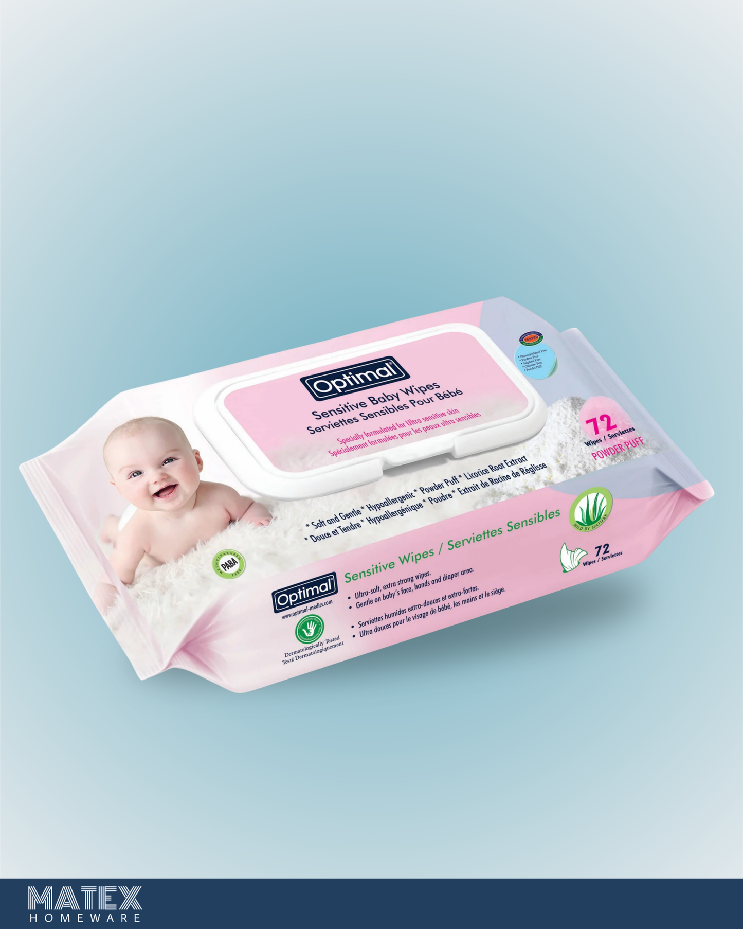 Optimal SENSITIVE BABY WIPES