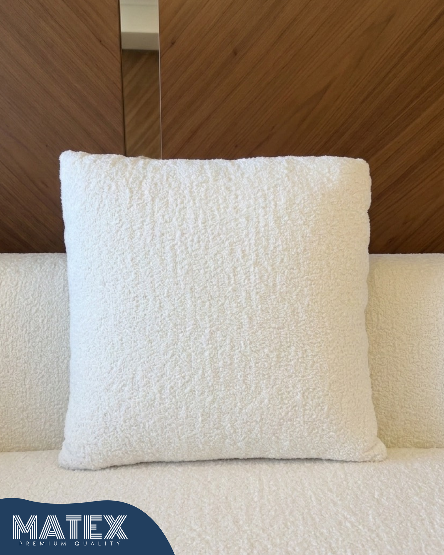 Premium WhiteLuxe Cushion 50x50 cm