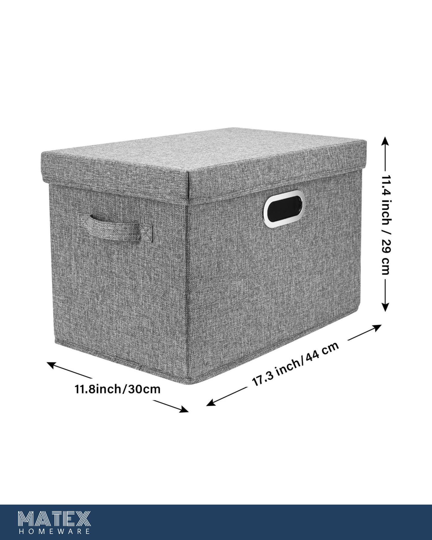 Gray Foldable Storage Box