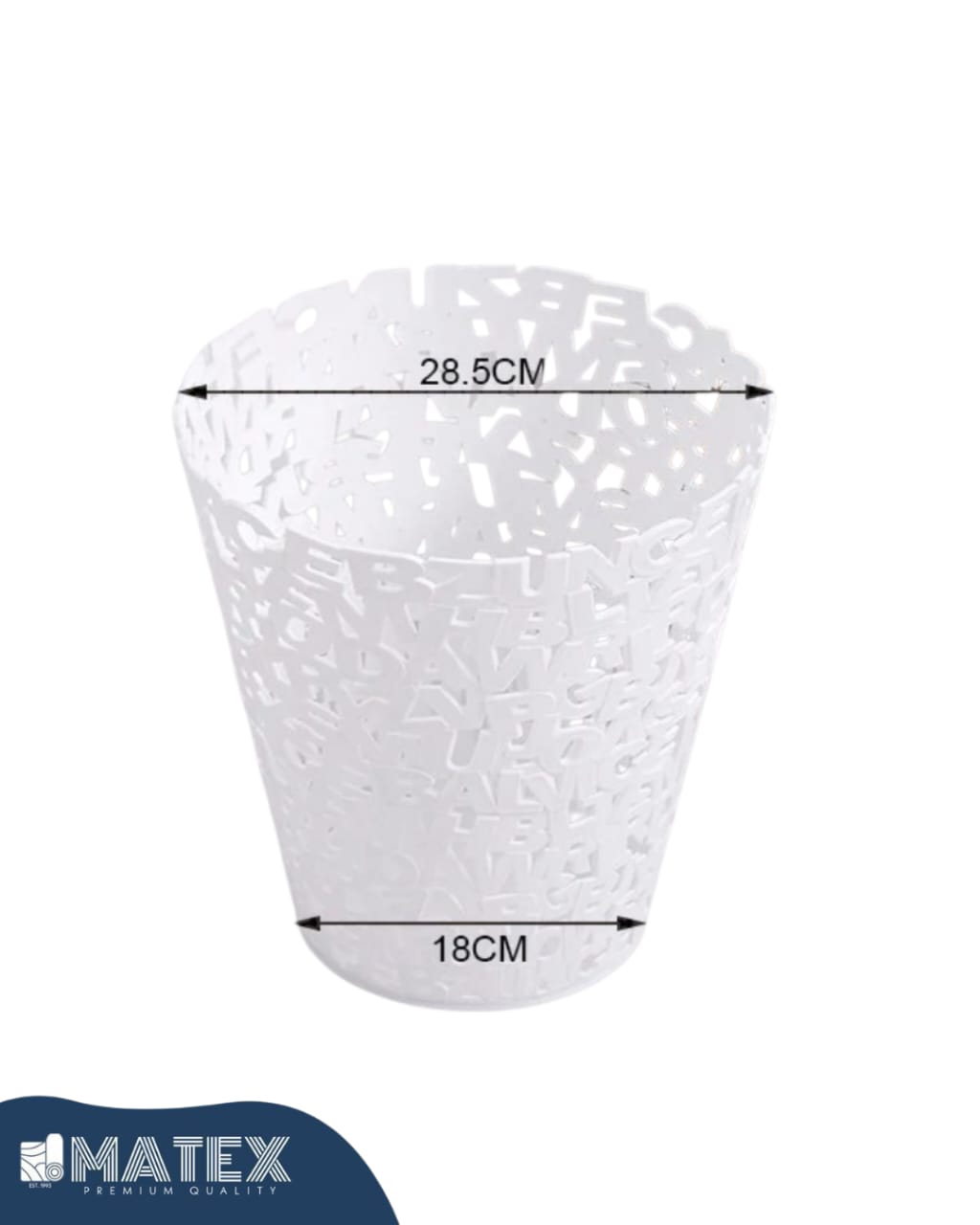 Trash Can household kitchen plastic creative letters