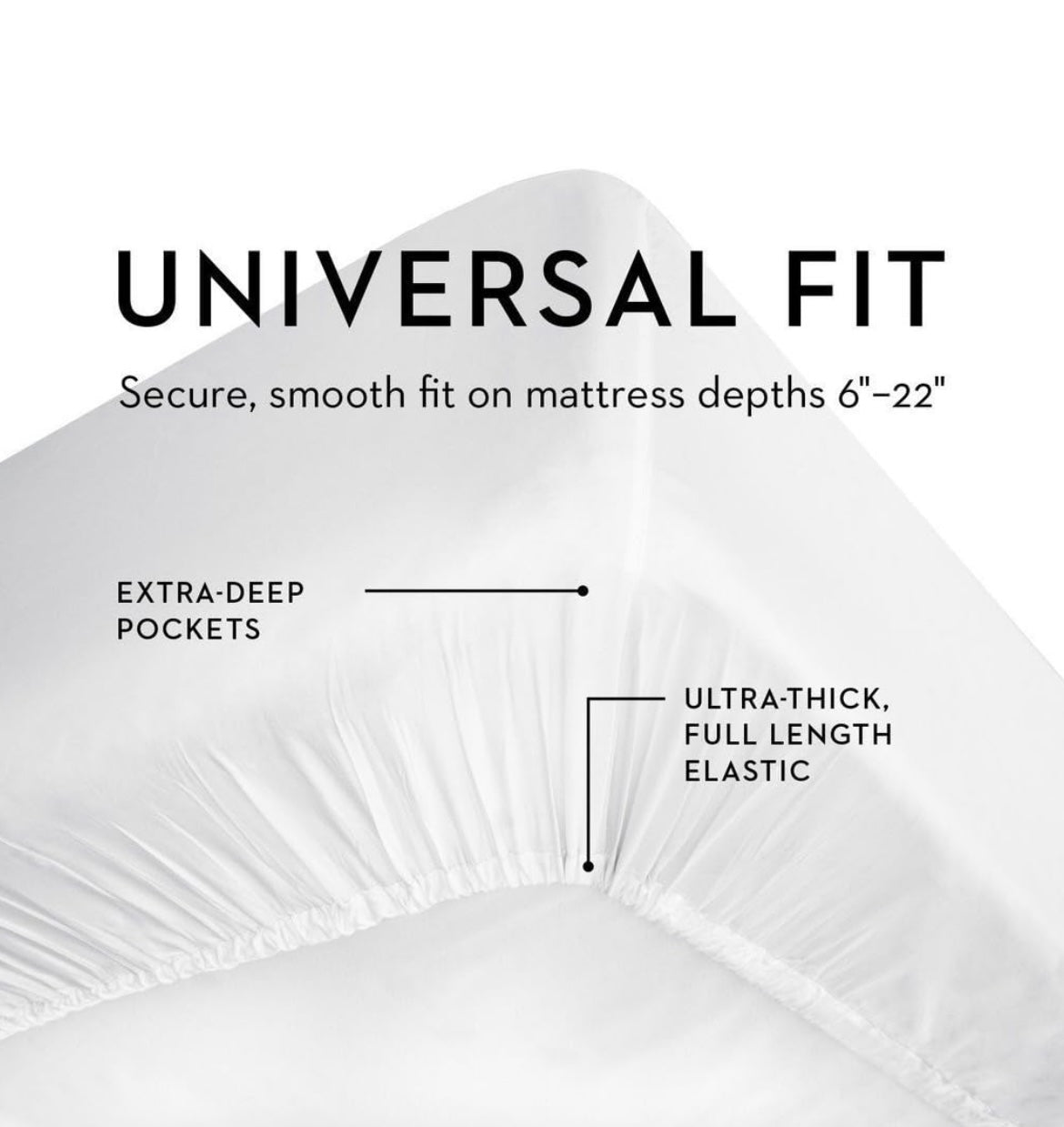 Off-white Cotton Fitted Sheets 180TC