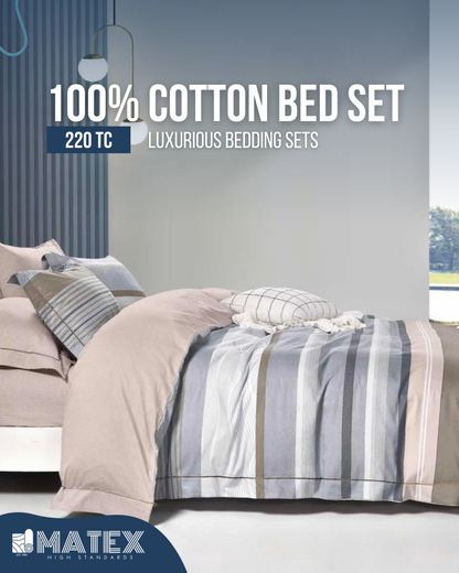 Woody Bed Set 100% Cotton 220TC
