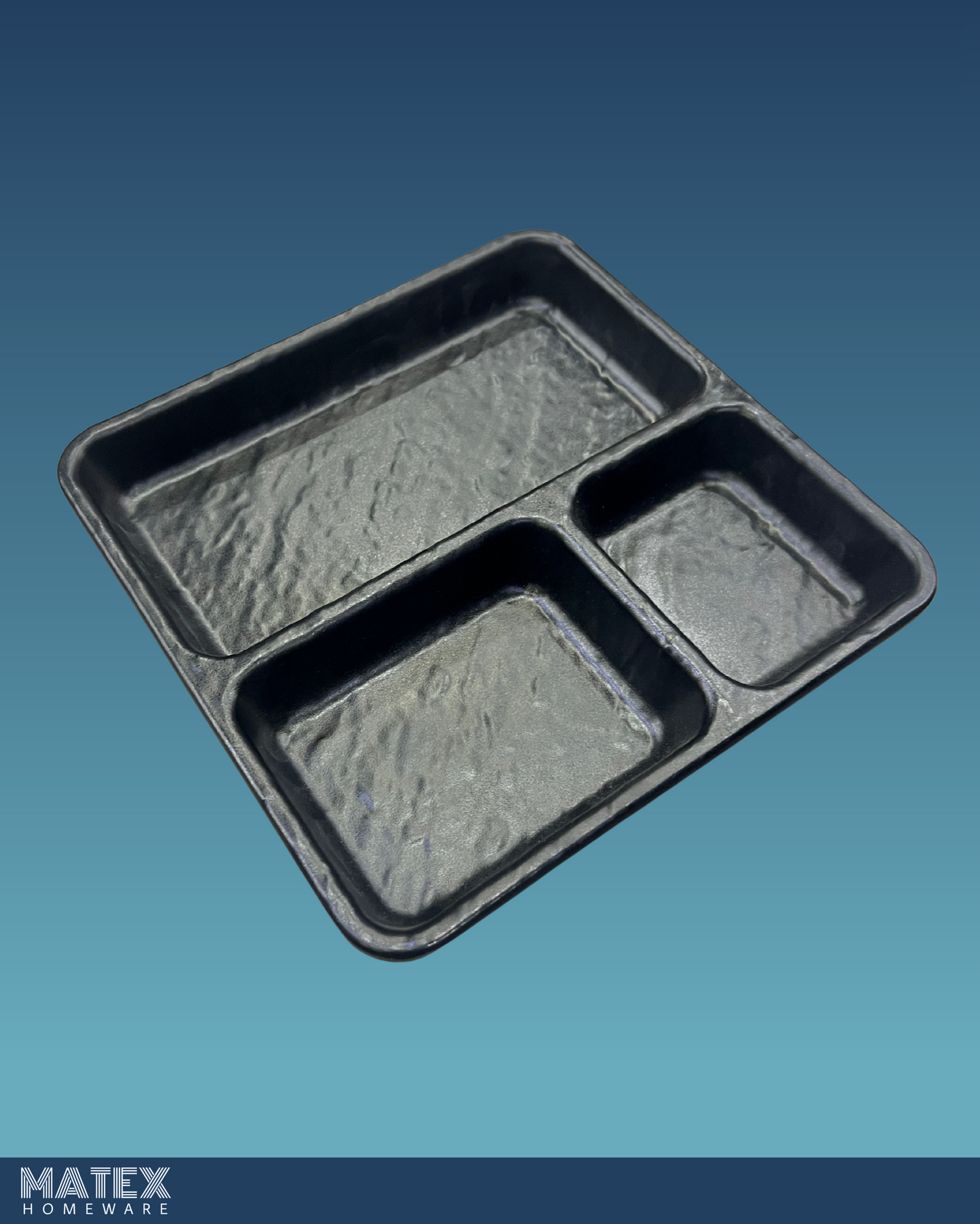 Cross Black Melamine section Plate
