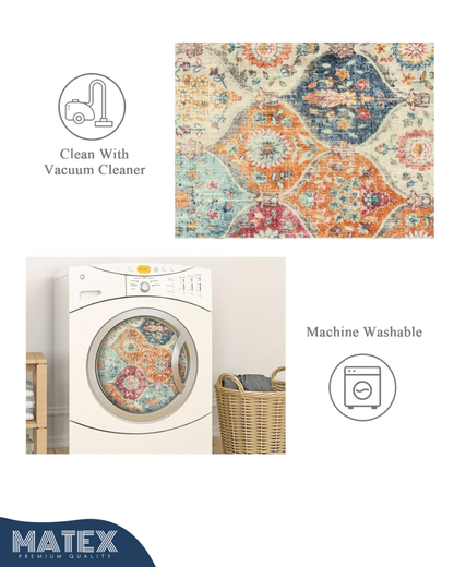 Sahara Rhythm Printed Soft Rug