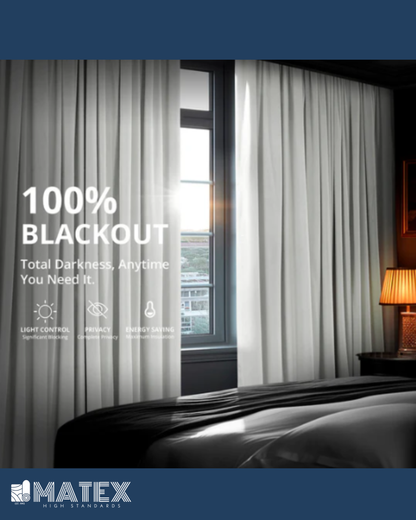 High Density Velvet Blackout Curtain 140cm ×240cm