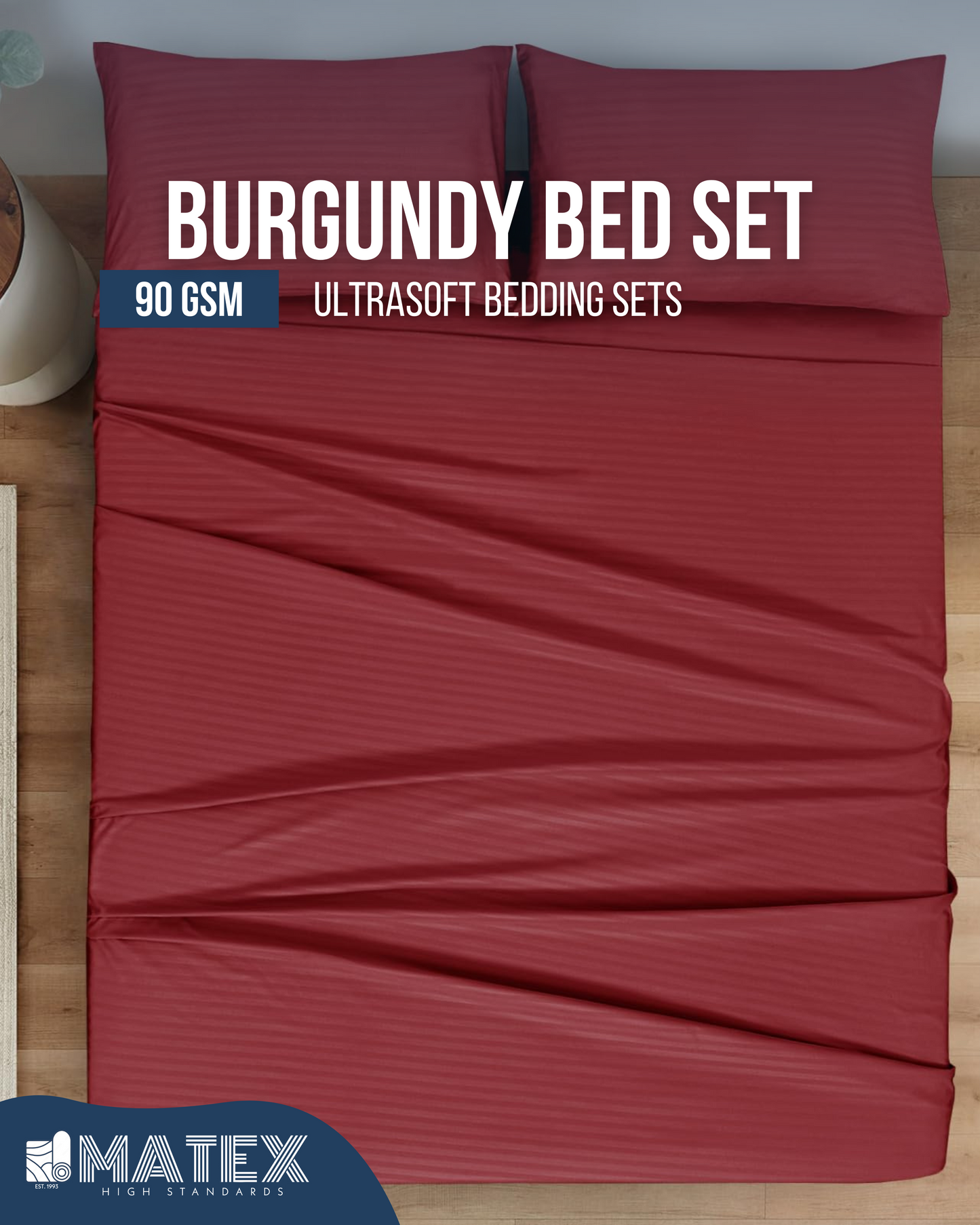Burgundy Bed Set