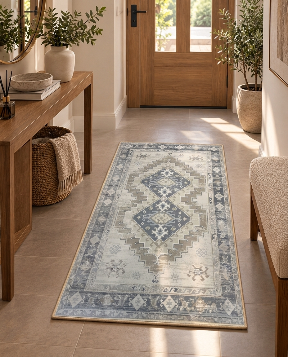 Atlas Stone Printed Soft Rug