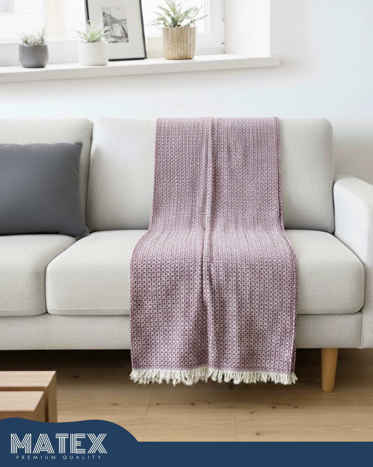 Maison Knit Throw – 100% Cotton