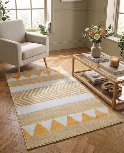 Sahara Rhythm Printed Soft Rug