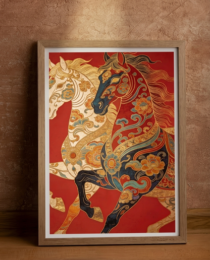 Wood Framed Wall Art – Imperial Equinox