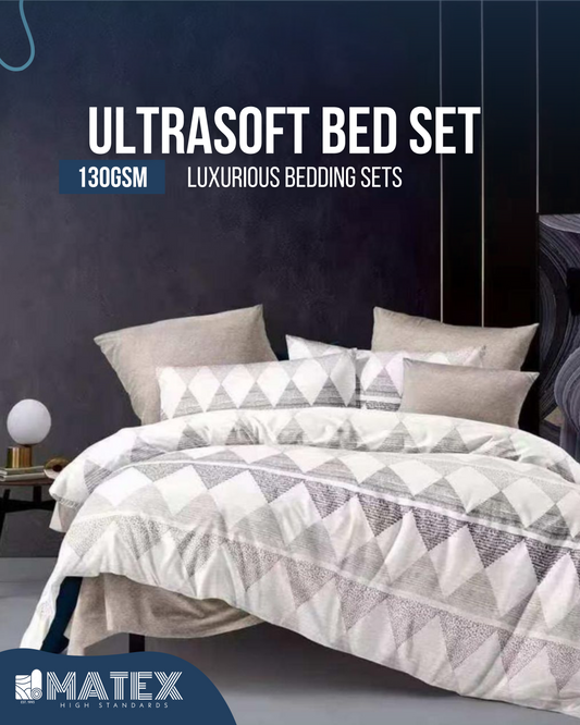 Double size Nordic Bed set 130 GSM (4 pcs)