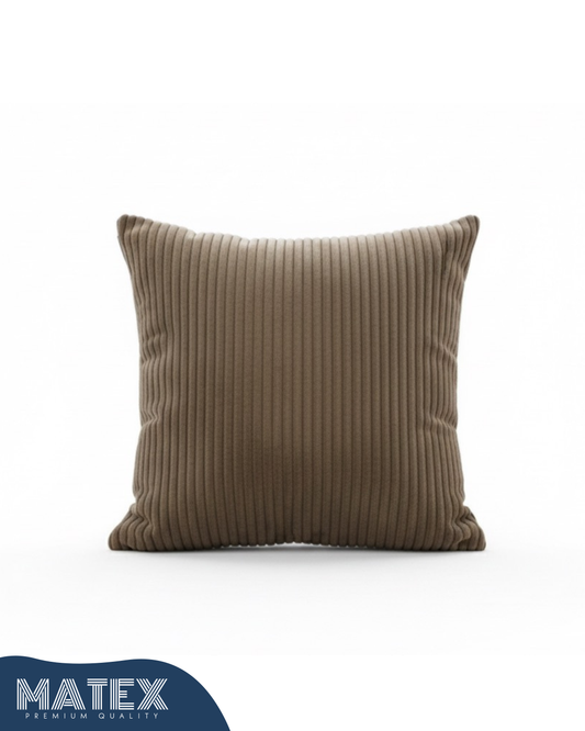 Valeria Brown Furr Pattern Decor Cushion 45x45cm