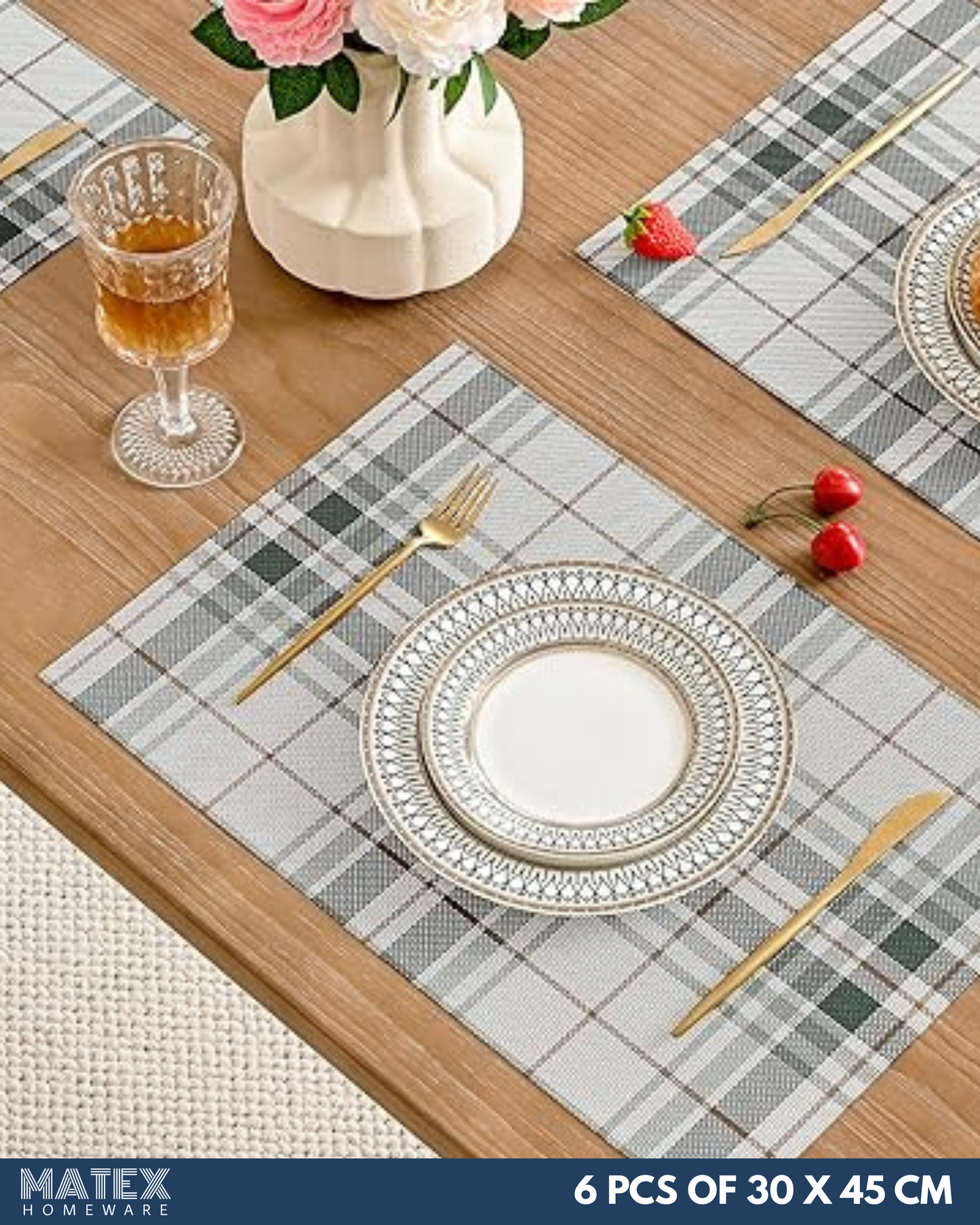 Luxurious Place Mats 6pcs for Table