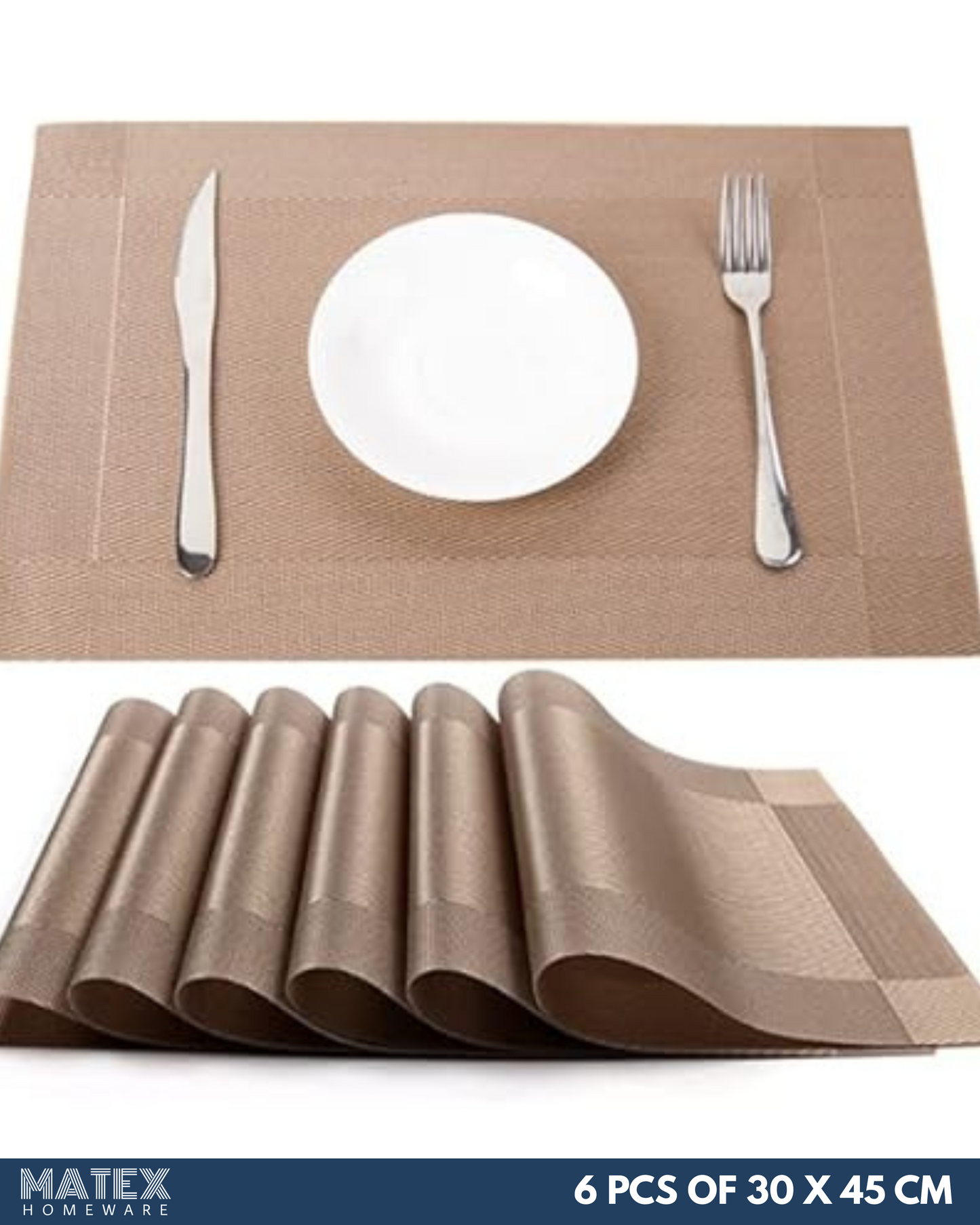 Luxurious Place Mats 6pcs for Table