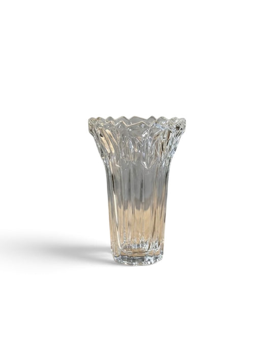 Crystal Bloom Glass Vase