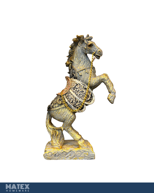 Ceramic Salon Horse Statue 25cm