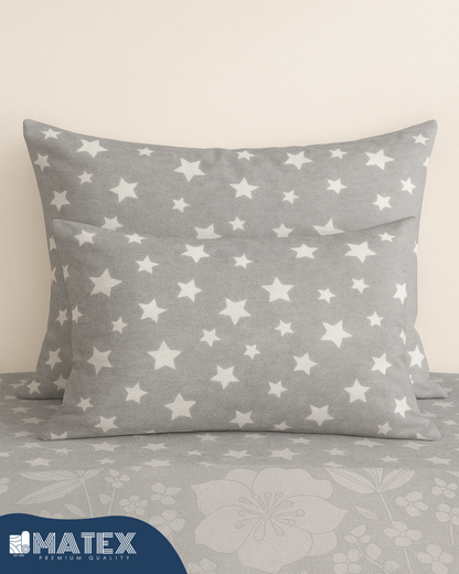 Pillow Cases - Envelope Enclosure - 2 Pack - 100% Soft and Comfortable Premium Cotton