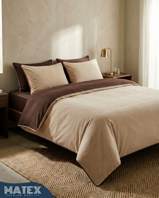 Desert Mocha SoftBlend – Reversible Bed Set