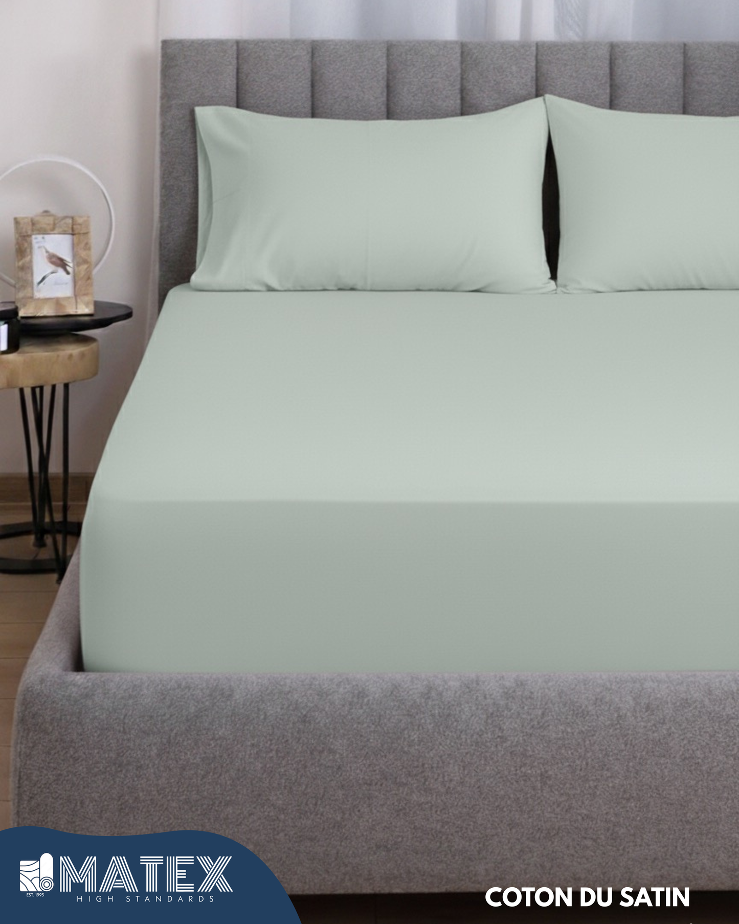 Coton Du Satin Fitted Sheets 220TC