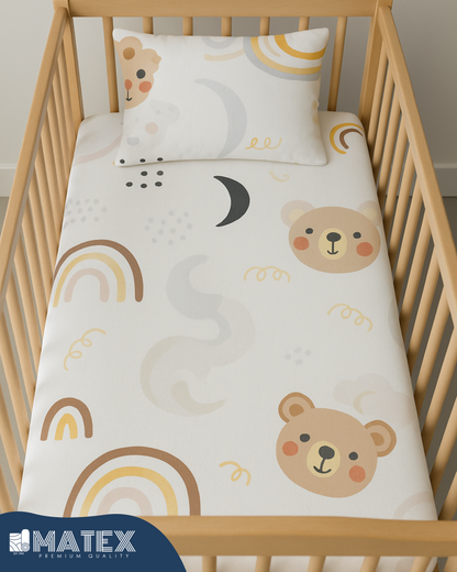 Teddy Bear theme Baby Bed Crib Set 100% Cotton